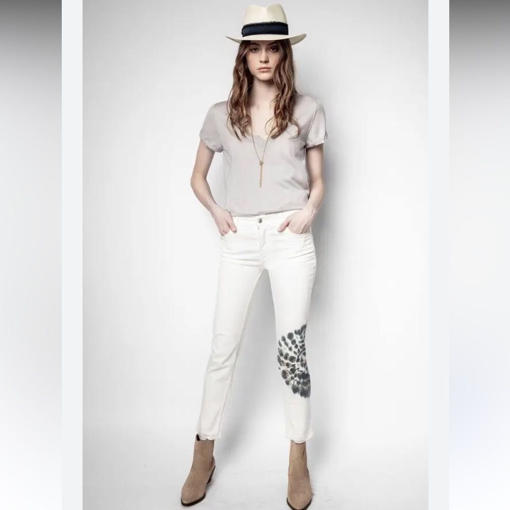 Zadig and Voltaire Elton denim tie and dye